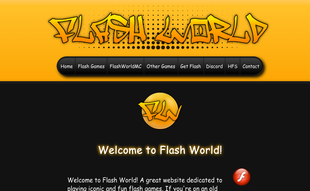Screenshot of Old FLashWorld